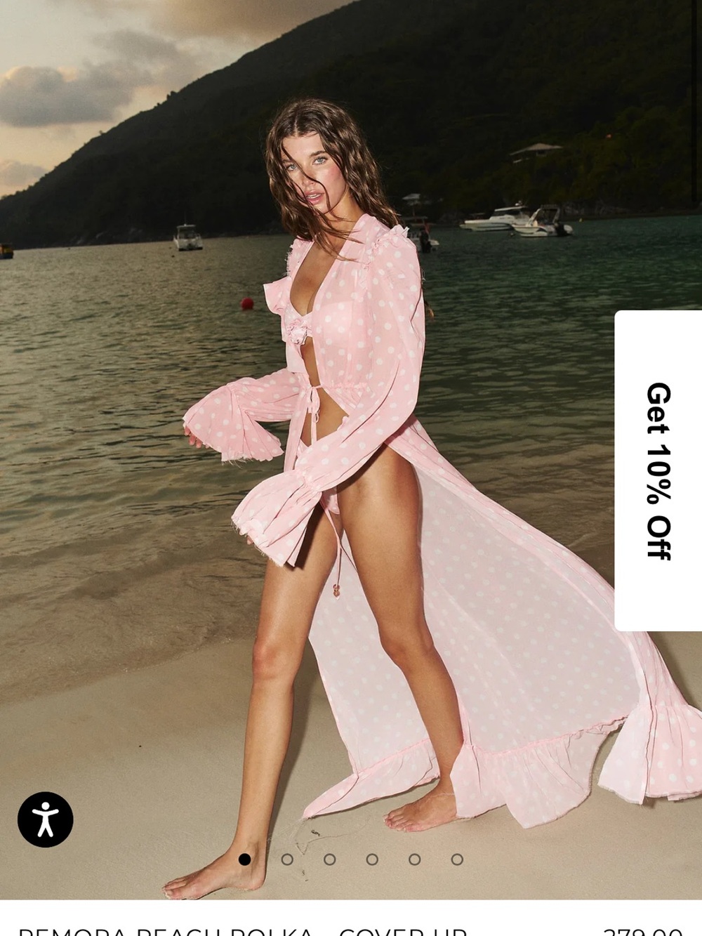 Bananhot Remora Polka Dot Beach Cover-Up - Picture 3 of 3